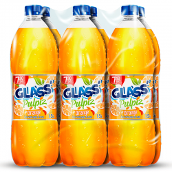 Glass Pulpiz Orange 6x1.5L